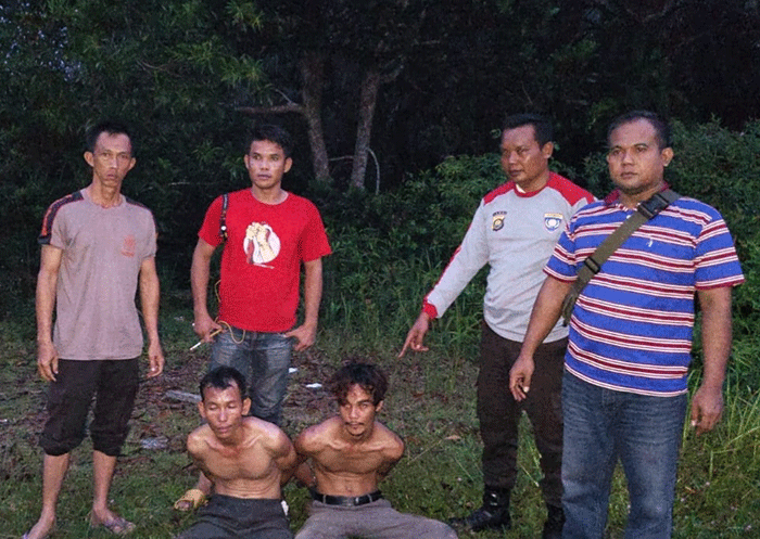 Sering Beraksi di Jaluko, Dua Pencuri Besi Akhirnya Dibekuk Polisi-Ist-