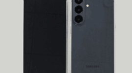Bocoran tampilan Samsung Galaxy S26 FE yang dibagikan WPC. Ponsel ini tampak mengusung modul kamera yang mirip dengan seri Galaxy S26. (WPC)