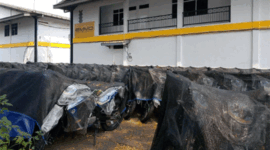Ribuan unit motor listrik yang diduga akan digunakan untuk mendukung operasional Program Makan Bergizi Gratis (MBG) ditemukan terparkir di sebuah kawasan pergudangan di Kecamatan Babakan Madang, Kabupaten Bogor, Kamis (18/6/2026). Foto: Dok. kumparan