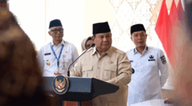 Presiden Republik Indonesia Prabowo Subianto tiba di Krui, Pesisie Barat, Lampung, Rabu (10/6/2026)  untuk mersesmikan Rumah Sakit Umum Daerah (RSUD) KH. M. Thohir Krui. Foto: YouTube/ Sekretariat Presiden