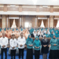 Ketua TP PKK Provinsi Jambi Hj. Hesnidar Haris, SE (Hesti Haris) mensosialisasikan program Jambi Bersholawat di Sungai Penuh, Rabu (24/06/2026). 