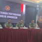 Konferensi pers Kementerian Pertahanan Republik Indonesia terkait evaluasi Latsar SPPI KDKMP, Sabtu (27/6/2026). Foto: Pradya Tirta/kumparan