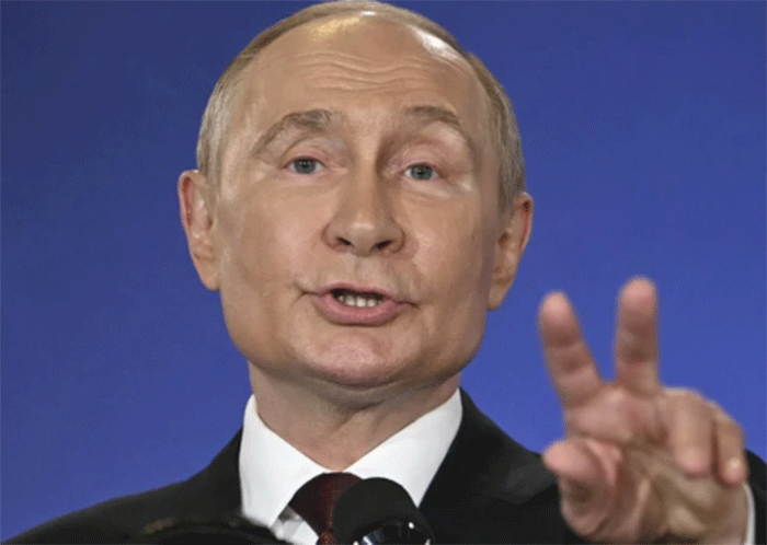Presiden Rusia Vladimir Putin. Foto: Andrew Caballero-Reynolds/AFP