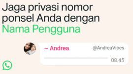 WhatsApp rilis fitur Username yang memungkinkan pengguna berkomunikasi tanpa harus membagikan nomor telepon. Foto: WhatsApp