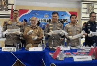 Upaya penyeludupan Benih Baby Lobster (BBL) pada Mei 2024 sebanyak 125.684 yang terdiri dari 124.510 ekor jenis pasir dan 1.174 ekor jenis mutiara diduga berasal dari Lampung dan Sumatera Selatan berhasil digagalkan di Jambi, menuju Singapura. 