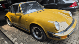 Porsche 911 Carrera (G50) dilelang melalui Kantor Pelayanan Kekayaan Negara dan Lelang (KPKNL) Tasikmalaya. Foto: Dok. KPKNL Tasikmalaya