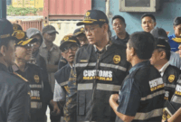 Menteri Keuangan (Menkeu) Purbaya Yudhi Sadewa di Pelabuhan Tanjung Priok, Jakarta, Sabtu (6/6/2026). Foto: Istimewa