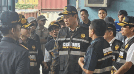 Menteri Keuangan (Menkeu) Purbaya Yudhi Sadewa di Pelabuhan Tanjung Priok, Jakarta, Sabtu (6/6/2026). Foto: Istimewa