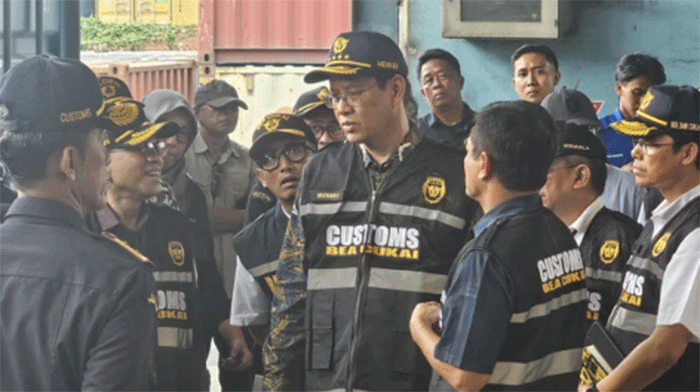 Menteri Keuangan (Menkeu) Purbaya Yudhi Sadewa di Pelabuhan Tanjung Priok, Jakarta, Sabtu (6/6/2026). Foto: Istimewa