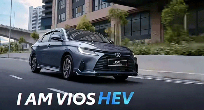 Desain eksterior Toyota Vios Hybrid di IIMS 2026. (YouTube Toyotamy) /