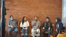 Direktur Eksekutif Walhi Sumbar, Tommy Adam, bersama sejumlah stakeholder terkait saat menyampaikan permasalahan PETI di Jakarta beberapa waktu lalu. Walhi Sumbar menyebut sekitar 10 ribu hektare lahan sudah rusak karena aktivitas PETI, oleh karena itu Walhi melaporkan Gubernur, Kapolda hingga sejumlah Kepala Daerah di Sumbar atas dugaan pembiaran. 