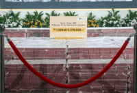 Kejaksaan Agung RI menyerahkan hasil lelang barang rampasan negara senilai Rp1.029.874.376.628 kepada Kementerian Keuangan dalam acara yang digelar di Badan Pemulihan Aset (BPA), Jakarta, Senin (15/6/2026). Foto: Iqbal Firdaus/kumparan
