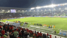 Timnas U-19 vs Myanmar dalam laga perdana Piala AFF 2026 di Stadion Utama Sumut, Senin (1/6). Foto: Amar Marpaung/kumparan