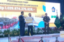 Menteri Keuangan (Menkeu) Purbaya Yudhi Sadewa saat menghadiri penyerahan PNBP di Kejagung. (Foto: detikcom)