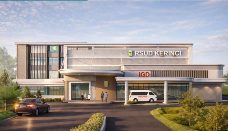Kadis Kesehatan Kerinci  Harmandizal Berdasarkan Laporan Hasil Tender yang diterbitkan Biro Pengadaan Barang dan Jasa Kementerian Kesehatan RI tertanggal 1 Juni 2026, selain PT PP Urban sebagai pemenang tender Harga Penawaran  Rp137.509.300.000 dan pelaksanaan fisik pekerjaan Pertengahan bulan ini akan dilaksanakan, MODEL RSUD Kerinci Type C.