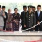 Presiden Republik Indonesia, Prabowo Subianto, memimpin langsung Upacara Peringatan Hari Lahir Pancasila 2026 yang digelar di halaman Gedung Pancasila, Kementerian Luar Negeri, Jakarta, Senin (1/6/2026). tahun ini mengusung tema 