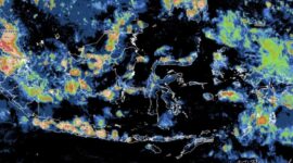 Poto statlit pergerakan El nino,Sekretaris Jenderal Perserikatan Bangsa-Bangsa, António Guterres, menegaskan bahwa dunia harus bersiap menghadapi dampak El Nino yang diperkirakan akan pemerintah berbagai negara, termasuk Indonesia, diimbau memperkuat langkah mitigasi dan kesiapsiagaan sejak dini, terutama dalam sektor ketahanan pangan, pengelolaan sumber daya air, kesehatan masyarakat, serta penanggulangan bencana.
