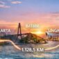 Sekitar 143 titik pendaratan kabel (landing points) yang tersebar di berbagai wilayah Indonesia, hampir seluruh jaringan kabel internasional tersebut terhubung ke Singapura, Menyebabkan lalu lintas data Indonesia sangat bergantung pada negara tersebut sebagai pintu masuk menuju jaringan internet global.
