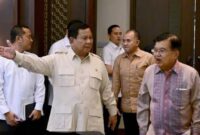 Presiden RI Prabowo Subianto menerima kunjungan Wakil Presiden ke-10 dan ke-12 Republik Indonesia, Jusuf Kalla (JK), di Istana Merdeka, Jakarta, Kamis (11/6/2026). Pertemuan berlangsung hangat dan penuh keakraban dengan membahas berbagai isu strategis, mulai dari perkembangan geopolitik global hingga situasi nasional terkini.