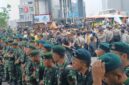 sebanyak 6.088 personel gabungan diterjunkan dalam operasi pengamanan tersebut. Jumlah itu terdiri dari 500 personel TNI, 1.000 personel Korps Brimob Polri, 200 personel Bantuan Kendali Operasi (BKO) Korps Sabhara, 3.802 personel Polda Metro Jaya, dan 586 personel Polres Metro Jakarta Pusat.Kapolda Mentro Jaya Komjen Pol. Asep Edi Suheri telah menginstruksikan seluruh personel untuk bersikap sabar, humanis dan tidak satupun personel penganansn membawa senjata api ( sempi)