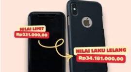 iPhone XS 64 GB: nilai limit Rp231.000, terjual Rp34.181.000.dilelang KPK.