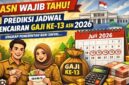 Sebahagian Besar Pemerintah Di Daerah Daerah belum bayar gaji ke 13 ASN berhap segera cairkan.