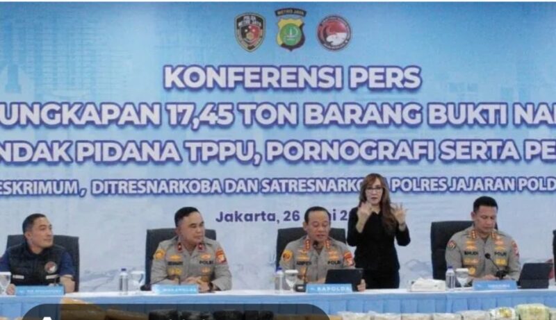Kapolda Metro Jaya, Komjen Pol. Asep Edi Suheri, penindakan berbagai kasus ini merupakan wujud nyata komitmen Polda Metro Jaya dalam menjaga keamanan masyarakat. 