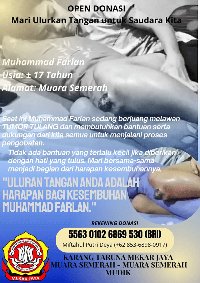 Muhammad Farlan tumor tulang