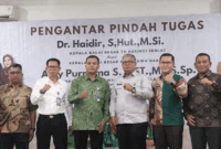 Pemkot Sungai Penuh melepas Dr. Haidir yang mendapat tugas baru sebagai Kepala Balai Besar KSDA Jawa Barat.