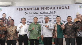Pemkot Sungai Penuh melepas Dr. Haidir yang mendapat tugas baru sebagai Kepala Balai Besar KSDA Jawa Barat.