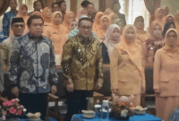 Pengurus Dharma Wanita Persatuan (DWP) Kota Sungai Penuh Masa Bakti 2024–2029 resmi dikukuhkan.