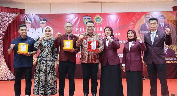 Pengurus baru PPNI Kota Sungai Penuh periode 2026–2031 resmi dilantik