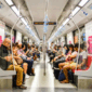 Ilustrasi kereta MRT Singapura. Foto: i viewfinder/Shutterstock