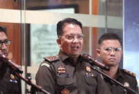 Direktur Penyidikan Jaksa Agung Muda Bidang Tindak Pidana Khusus (Jampidsus) Kejaksaan Agung Kuntadi memberi keterangan kepada wartawan di Kejaksaan Agung, Jakarta, Senin (24/7/2023). Foto: Fitra Andrianto/kumparan