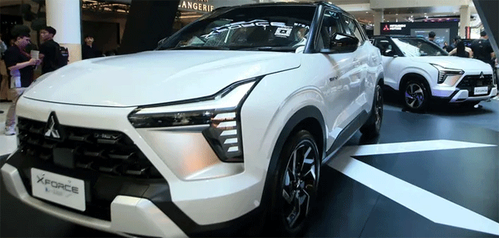 Kehadiran Xforce Hybrid menempatkan Mitsubishi bersaing langsung dengan Toyota, Honda, dan Suzuki. Foto : istimewa /malik/suara flores