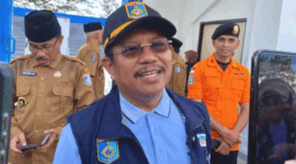 Bupati Lombok Barat Lalu Ahmad Zaini dalam sesi wawancara cegat di Lombok Barat, Nusa Tenggara Barat. ANTARA/HO-Diskominfotik Lombok Barat.