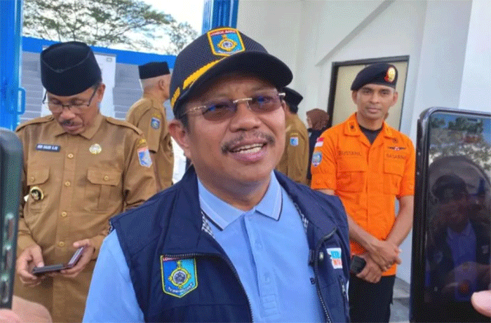 Bupati Lombok Barat Lalu Ahmad Zaini dalam sesi wawancara cegat di Lombok Barat, Nusa Tenggara Barat. ANTARA/HO-Diskominfotik Lombok Barat.