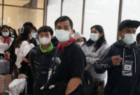 Sejumlah Warga Negara Indonesia (WNI) dikumpulkan untuk pendataan setibanya dari Myanmar di Terminal 2, Bandara Soekarno Hatta, Tangerang, Banten, Kamis (22/1/2026).