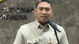 Wamentan Sudaryono dalam konferensi pers di Kantor Kementan, Jakarta Selatan, Rabu (17/6). Foto: Widya Islamiati/kumparan