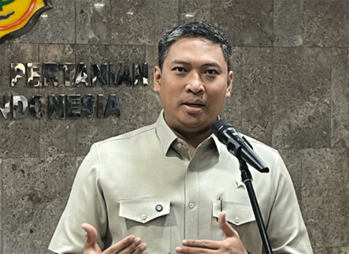 Wamentan Sudaryono dalam konferensi pers di Kantor Kementan, Jakarta Selatan, Rabu (17/6). Foto: Widya Islamiati/kumparan