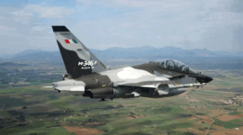 Pesawat tempur M-346 F Block 20 buatan perusahaan alutsista Leonardo. ANTARA/Situs resmi Leonardo/am.