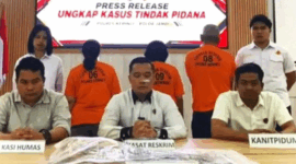 Polisi membekuk komplotan perampok emas bermodus hipnotis di Sungai Penuh.