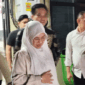 Bupati Gowa Sitti Husniah Talenrang diperiksa polisi dalam kasus dugaan tindak pidana korupsi pengadaan seragam sekolah sebesar Rp 16 miliar.  Foto: Dok. Istimewa