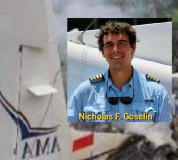 Nichollas F. Goseli, pilot pesawat PT AMA Air PK-RCY berkewarganegaraan Amerika Serikat yang tewas dalam penyerangan bersenjata di Kabupaten Yahukimo Papua.