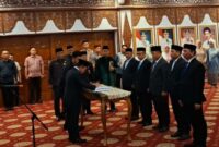 Gubernur Jambi Al Haris, Lantik lima Pejabat Tinggi Pratama atau Eselon II struktural di Lingkungan Provisi Jambi.