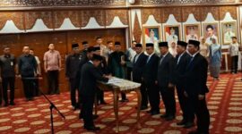 Gubernur Jambi Al Haris, Lantik lima Pejabat Tinggi Pratama atau Eselon II struktural di Lingkungan Provisi Jambi.