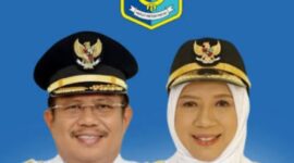 Bupati Lombok Barat Lalu Ahmad Zaini dan  Wakilnya Hj. Nurul Adha.masa jabatan periode 2025-2030.