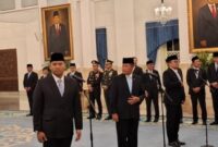 Presiden Prabiwo Subianto lantik Sudaryono sebagai Kepala Badan Gizi Nasional (BGN) Nanik S Dayang Mundur