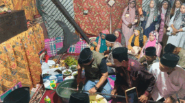 Prosesi penyucian benda pusaka luhah Rio Jayo (Ft: Ist)