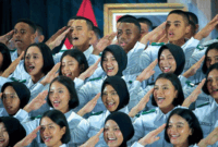 Anggota Pasukan Pengibar Bendera Pusaka (Paskibraka) Nasional 2026. (ANTARA/HO-Kementerian Hukum RI)